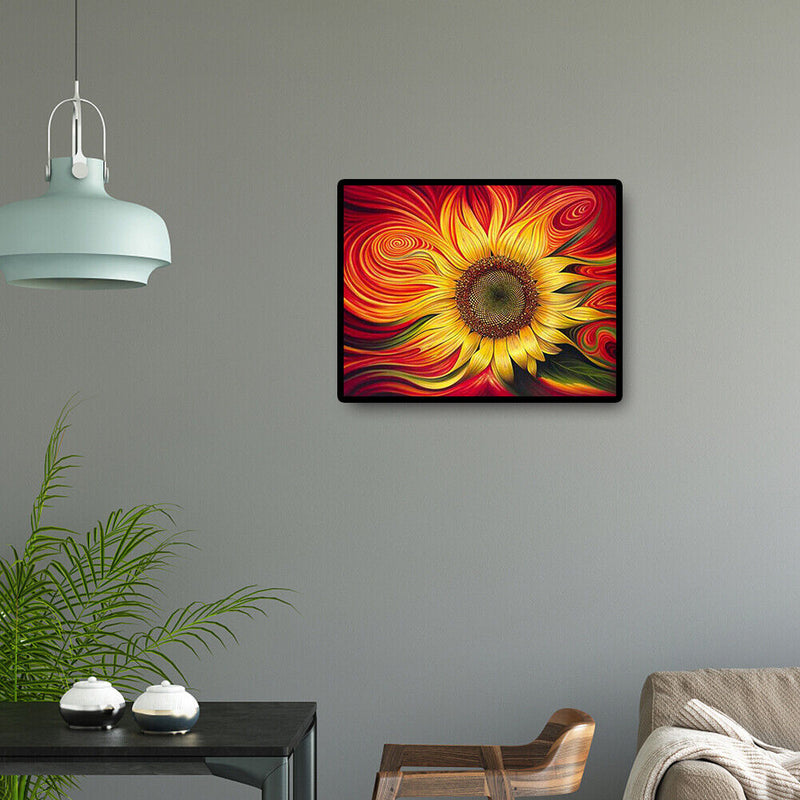 DIY Embroidery Needlework Craft Enthusiastic Sunflower Mosaic Diamond Paint