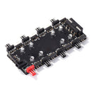 5V/3 Pin ARGB Fan PWM HUB 1 To 8 Ports Splitter for PC Motherboard (4D)