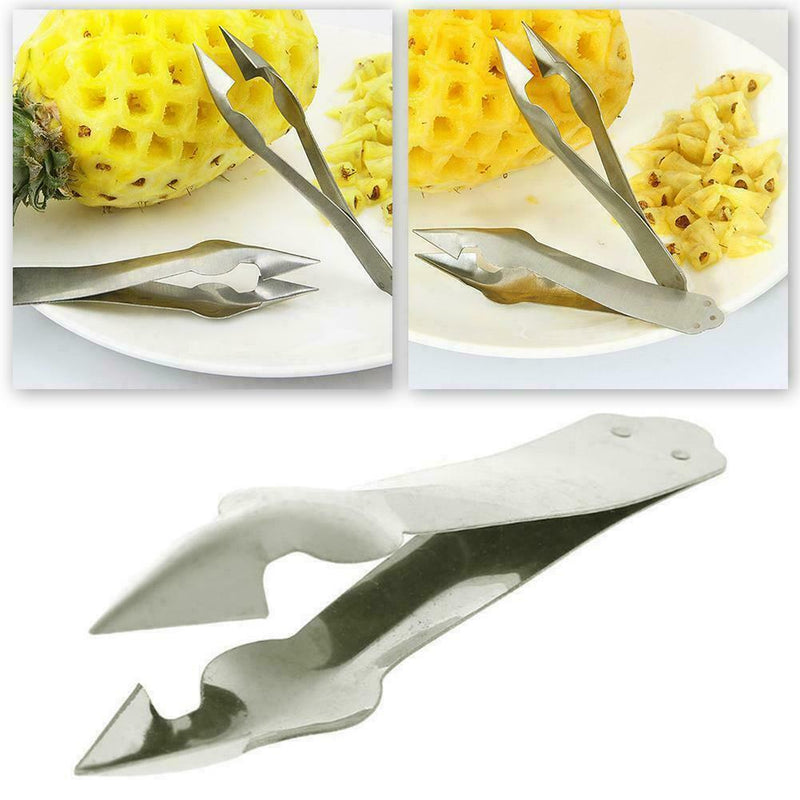 Steel Cutter Pineapple Eye Peeler Remover Clip Useful Tools C1K2