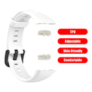 Silicone Smart Watch Strap for Honor Band 6 Replacement Wristband (White) Newly