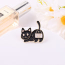 For Student Gifts Cat Brooch Badge Enamel Pin Denim Jackets Lapel Pin