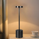 LED Table Lamp USB Charge Dimmable Eye Protect Bedside Night Light (Black)
