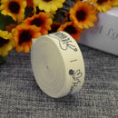 5 Yards/Lot Handmade Print Cotton Ribbons DIY Sewing Clothes Label Tags (B)