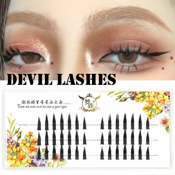 DIY Eyelash Individual Lashes Segment Eyelash little Devil Cluster Eyelashes