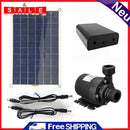 Solar Panel Powered 50W 800L/H DC 12V Low Noise Garden Brushless Water Pump Kits