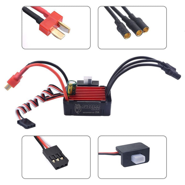 Electronic Speed Controller For RC 1/16 1/18 1/20 RC Accessories Brushless ESC