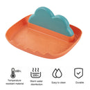 Silicone Utensil Rest with Drip Pad Cloud Rack with Pot Lid Holder (Green) Newly