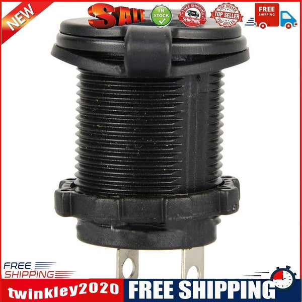 Waterproof 12v Accessory Power Socket Car Motorcycle Cigarette Lighter Plug