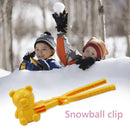 Winter Bear Shaped Snowball Maker Clip Snowball Fight Tool Play Fun Sports