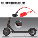 Electric Scooter Charging Port+Plastic Charger Power Cable Plug Cover for M
