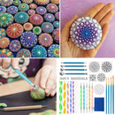 DIY Stone Pottery Clay Mandala Dotting Tool Art Pen Ceramic Tool Painting Brush