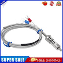 M12 Probe 0-400C K Thermocouple Cable Temperature Sensor Shielded Wire (2m)