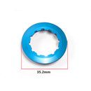 Cassette Lockring 7075 Aluminum 11T Lock Ring for Mountain Road Bike (Blue)