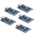 5pcs 1A 18650 TP4056 Lithium Battery Charging Board w/Protection Dual Functions