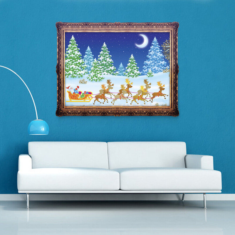 5D DIY Christmas Eve Diamond Painting Cross Stitch Embroidery Decor Craft
