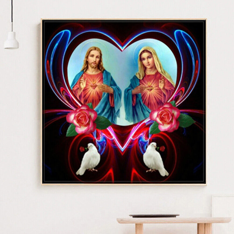 5D DIY Priest Full Round Drill Diamond Painting Mosaic Rhinestone Drawing Newly