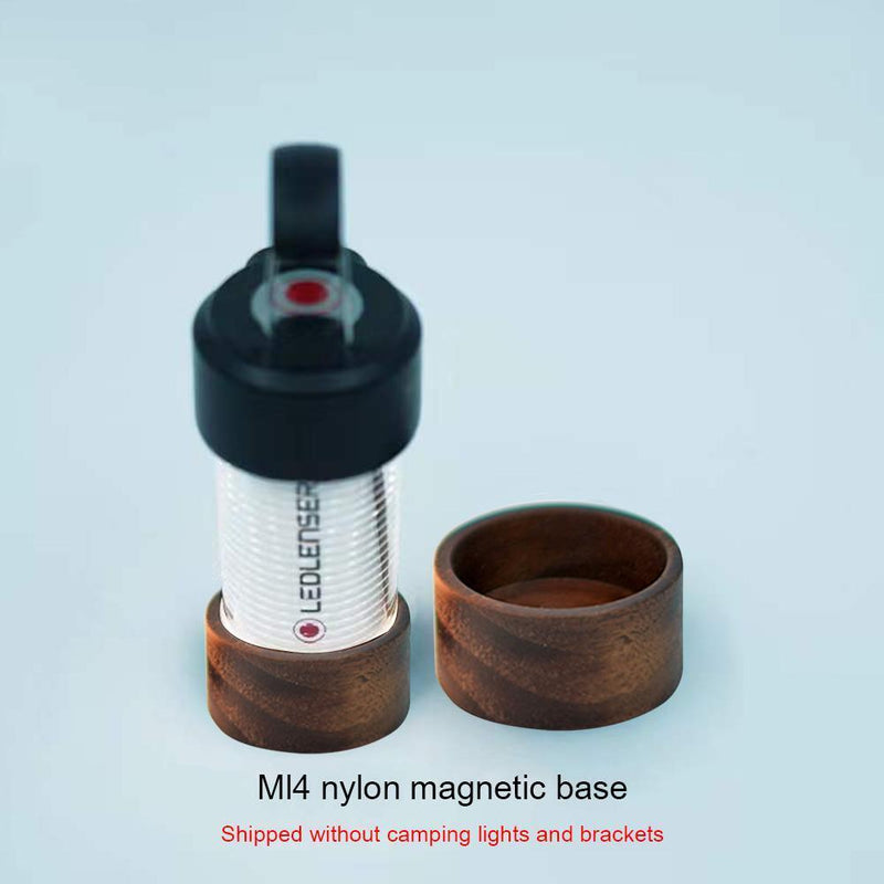 Swante Camping Lantern Lamp Base Holder Adapter for Ledlenser ML4 (Walnut)