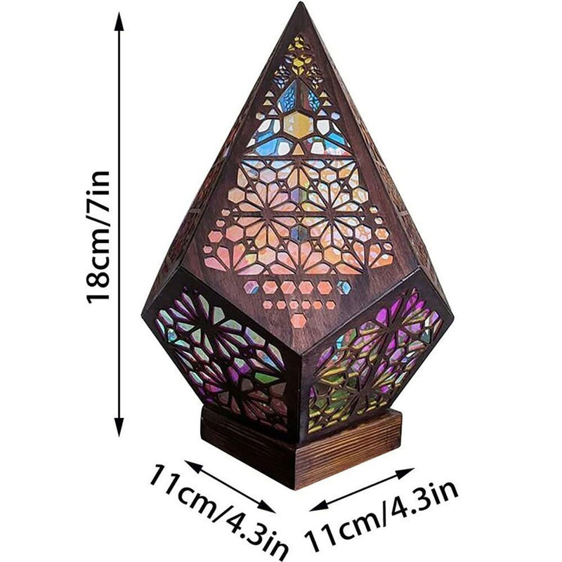 Desk Mosaic LED Ambient Light Bedside Lamp Floor Projector Light Starry Sky