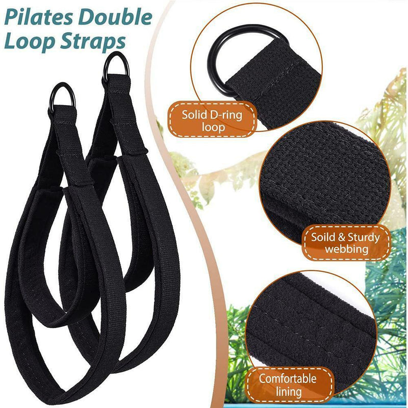 Double Loop Padded Straps Reformer Straps Pilates Straps Yoga Straps