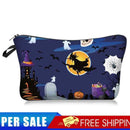 #A Halloween Printed Hand Hold Travel Storage Cosmetic Bag Toiletry Bag