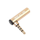 3.5mm Male to Female 90 Degree Right Angled Adapter Connector Plug(5pcs)