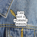 Fashion Letter Brooch Lapel Pins Bag Clothes Denim Shirt Decor (Style 3)