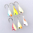 Whale Shaped 2cm 1.6g  Ice Fishing Lure Lead Hard Hook Winter Bait AD-Sharp