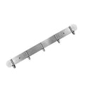 Wall Mounted Hooks Coats Clothes Hat Row Hook Towel Hanger Rack(5 Hooks