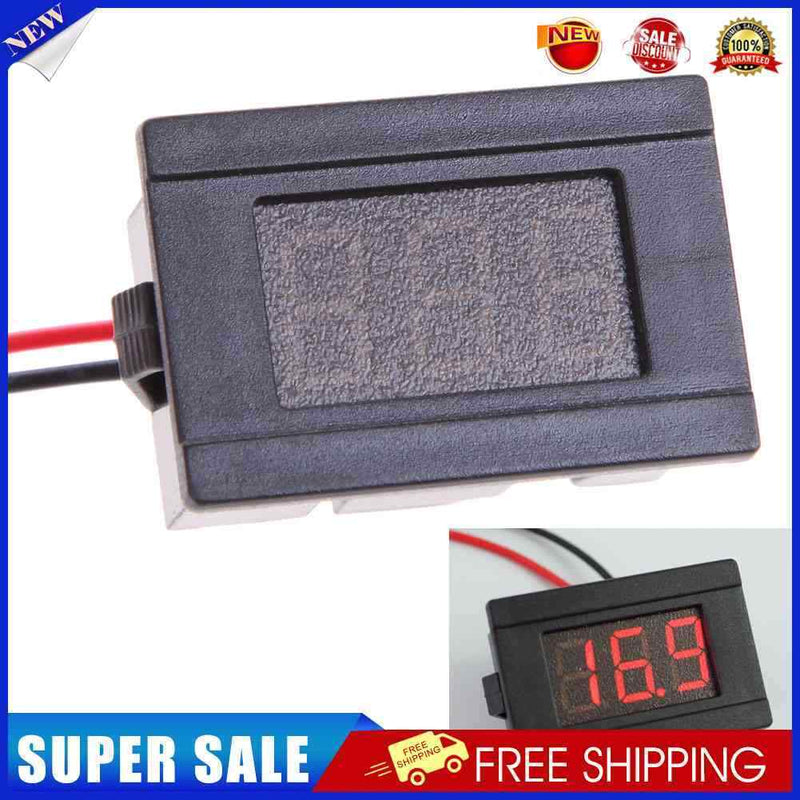 0.36" DC4.5-120V LED Voltmeter Digital Volt Meter Automobile Motorcycle Red
