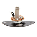 Electric Bass Guitar Jack 1/4 Output Input Socket with Oval Plate (Black)