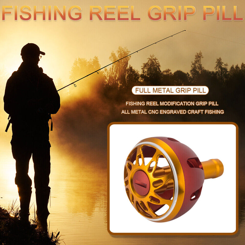 Fishing Reel Grip Pill Aluminum Alloy Spinning Wheel Modified Fishing Handle