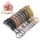 5 Color Purse Frame Bag Kiss Clasp Lock Metal Arch Frame Coin Purse Clutch