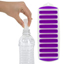 10 Holes Silicone DIY Ice Cube Moulds Long Thumb Bar Mold (Purple) Newly