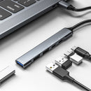 Type C to USB 2.0 USB 3.0 PD HUB Adapter 5 Ports USB Dock Station Splitter