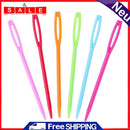 100pcs Plastic Needles Knitting Crochet Sewing Hook Sweater Weaving Tools