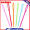 100pcs Plastic Needles Knitting Crochet Sewing Hook Sweater Weaving Tools