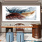 5D Diamond Painting Feather Full Round Mosaic Picture DIY Home Decor 80x40cm