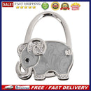 Metal Foldable Bag Hook Handbag Holder Elephant Shape Purse Hanger Table Ho