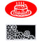 Gear Pattern Cake Stencil Fondant Baking Mold Template Decorating Tool
