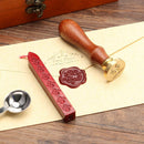 Retro Sealing Wax Stick for Wedding Invitation Seal Stamp Bar (Wine Red) Newly