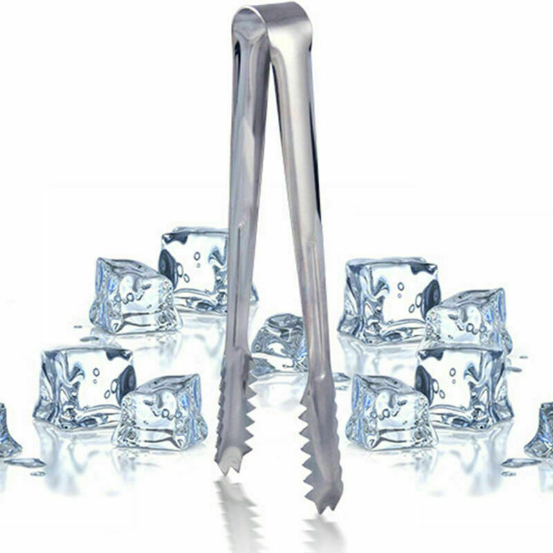 ice tool Tongs Bar BBQ Salad Serving Steel Metal Tong Kitchen best