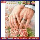 5D DIY Full Drill Square Shape Lovers Rhinestone Diamond Drawing for Bedroo