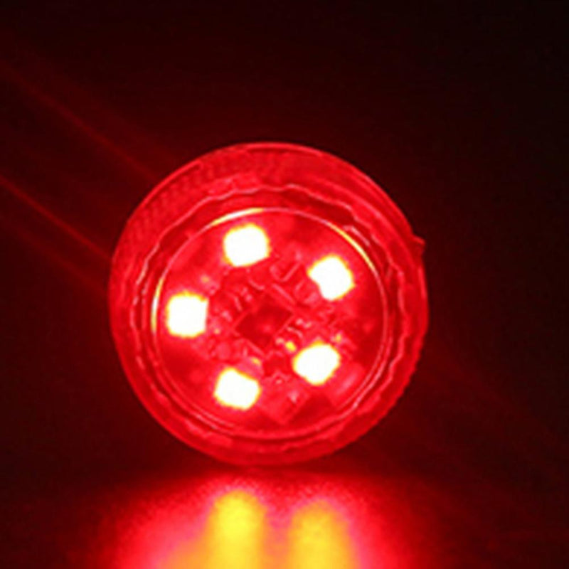 2pcs LED Car Door Warning Lights Anti Rear-end Collision Lamps (Red 5LED)
