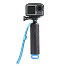 Waterproof Hand Grip Selfie Stick Handle for DJI Osmo Action Cam (Blue) Newly