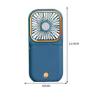 Mini Fan Portable Folding with Power Bank Desk Handheld Fan Air Cooler for Home