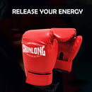 2pcs Muay Thai Karate Punching Gloves PU Leather Boxing Training Fighting Gloves