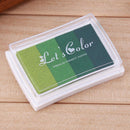 4 Colors Gradient Inkpad DIY Stamp Colored Ink Pad Printing Stationery(4) Newly