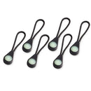 Ultra-Bright Glow Tent Zippers Ideal kit Markers Zipper Pull Ends Lock Zips
