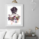 5D DIY Diamond Painting Woman Back Full Square Drill Cross Stitch Rhinestone