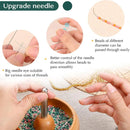 Gem Workshop Haldoo Wood Carved Bead Spinner with Needle Steel 7AE_